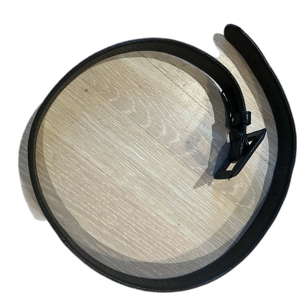 Chanel 1990s vintage black textured leather belt 80/32 - Picture 6 of 14